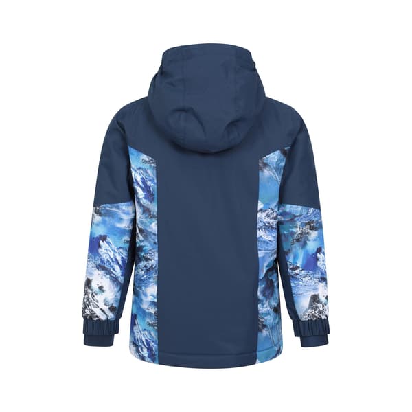 Mountain Warehouse Himalayan Abstrakt Skidjacka för Barn Navy 7-8 Years
