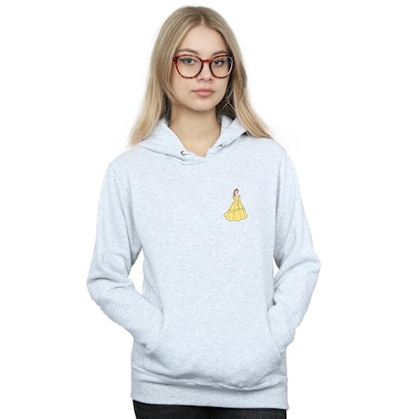 Disney Princess Dam/Damer Belle Bröst Hoodie M Sports Grey Sports Grey M