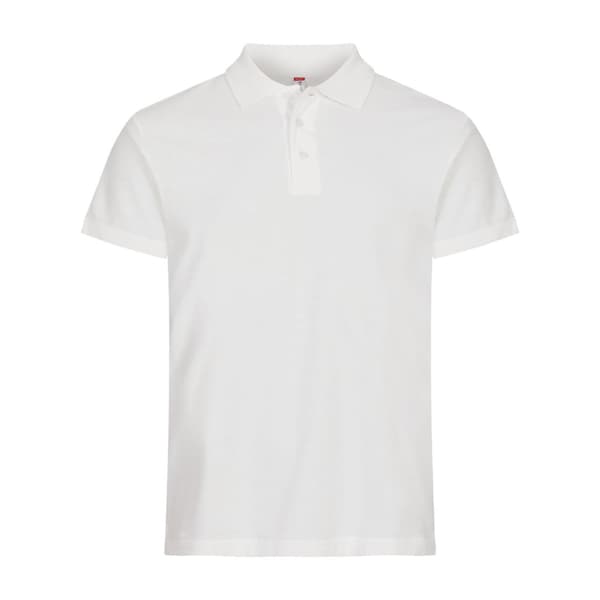Clique Herr Basic Melange Pikétröja XS Off White Off White XS