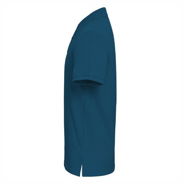 Asquith & Fox Herr Enfärgad Kortärmad Pikétröja L Teal Heather Teal Heather L