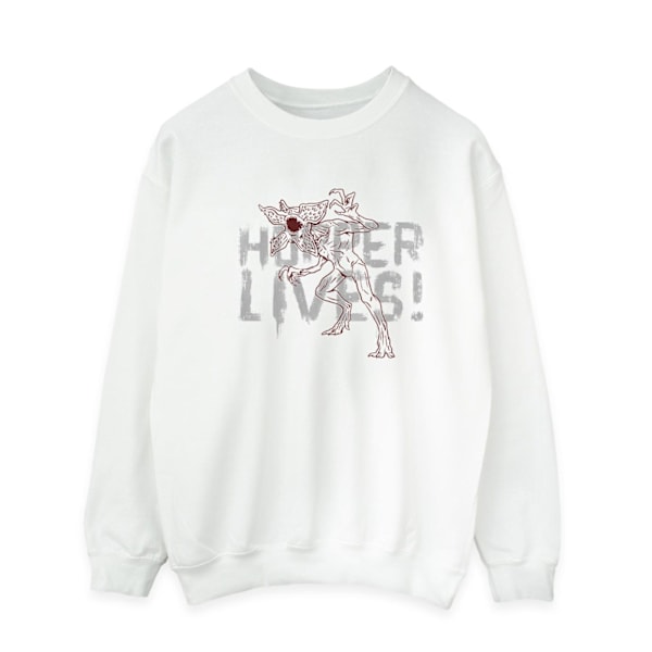 Netflix Mens Stranger Things Hoppers Live Sweatshirt 3XL Vit White 3XL