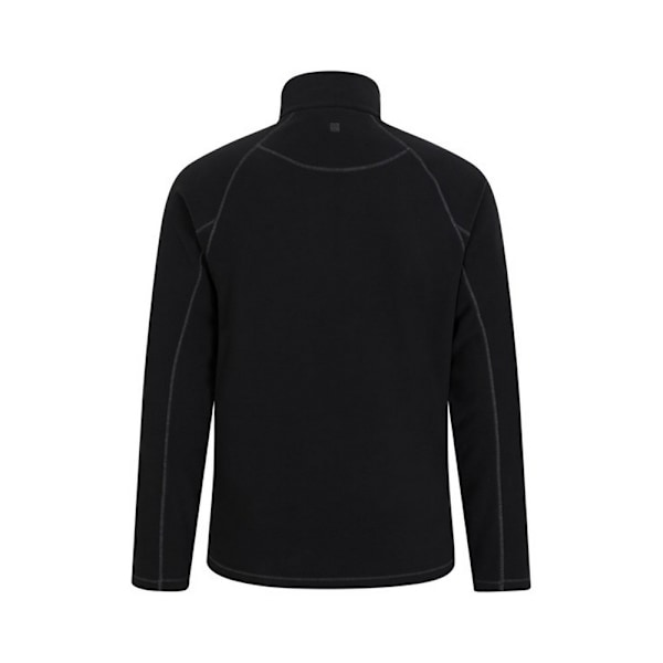Mountain Warehouse Ashbourne II Fleece Tröja med Halv Dragkedja Herr XXS Bl Black XXS