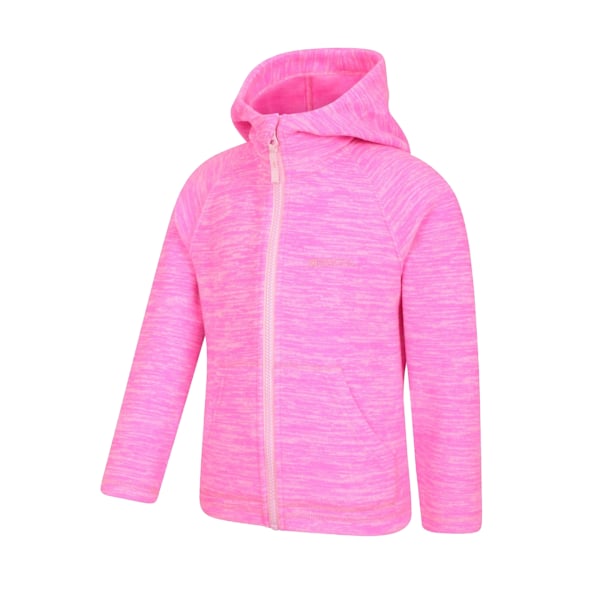 Mountain Warehouse Barn/Barn Snowdonia II Hoodie med Hel Dragkedja Bright Pink 11-12 Years