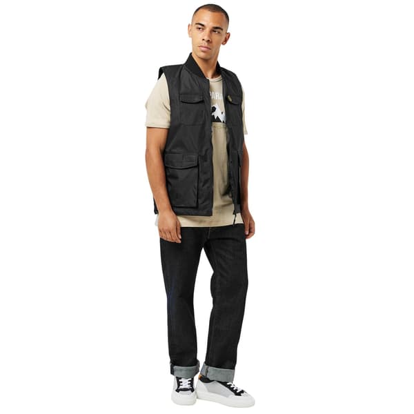 Luke 1977 Herr Tech Logo Gilet S Jet Black Jet Black S