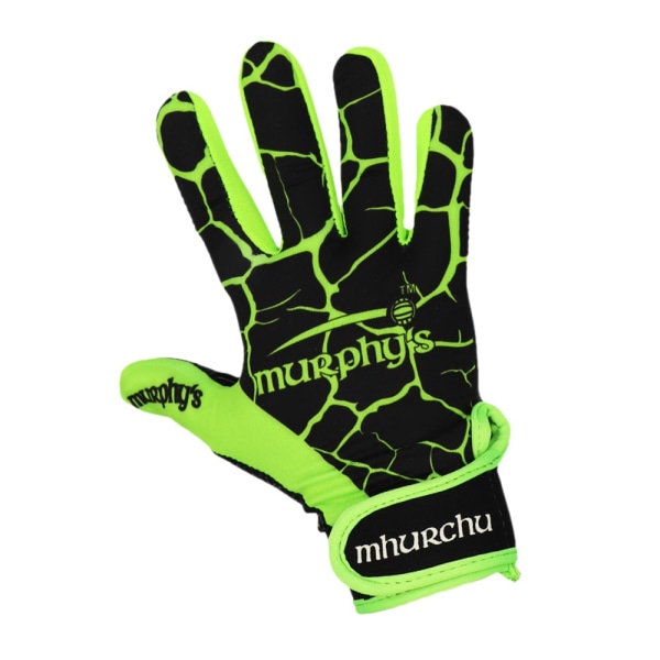Murphys unisex gaeliska handskar för vuxna med sprakande effekt M Svart/Lime Black/Lime Green M