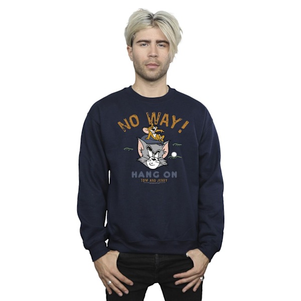 Tom And Jerry Herr Hang On Golf Sweatshirt S Marinblå Navy Blue S