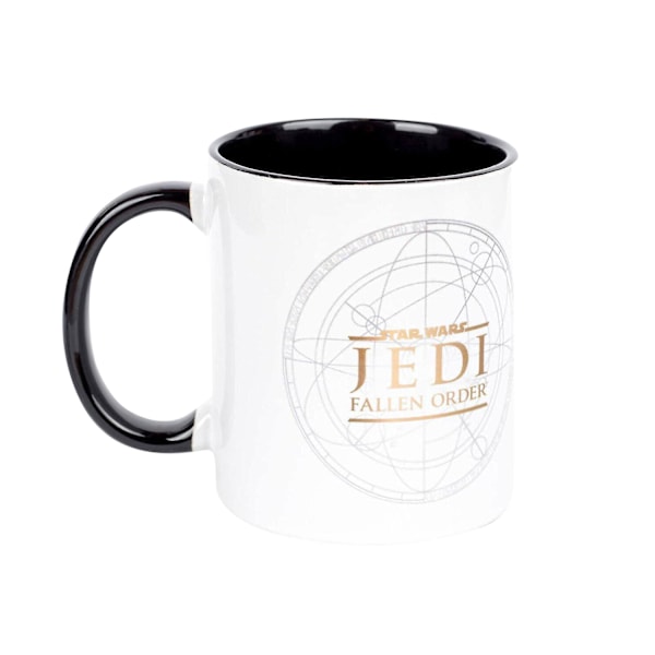 Star Wars: Jedi Fallen Order Logomugg En Storlek Vit/Svart White/Black One Size