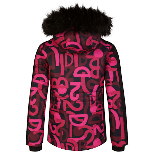 Dare 2B Girls Ding Graffiti Skidjacka 5-6 år Ren Rosa/Svart Pure Pink/Black 5-6 Years