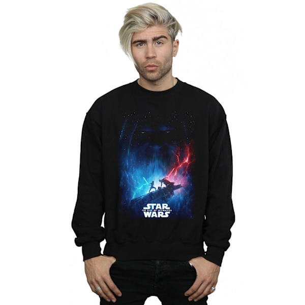 Star Wars The Rise Of Skywalker Film Affisch Sweatshirt 4X Black 4XL