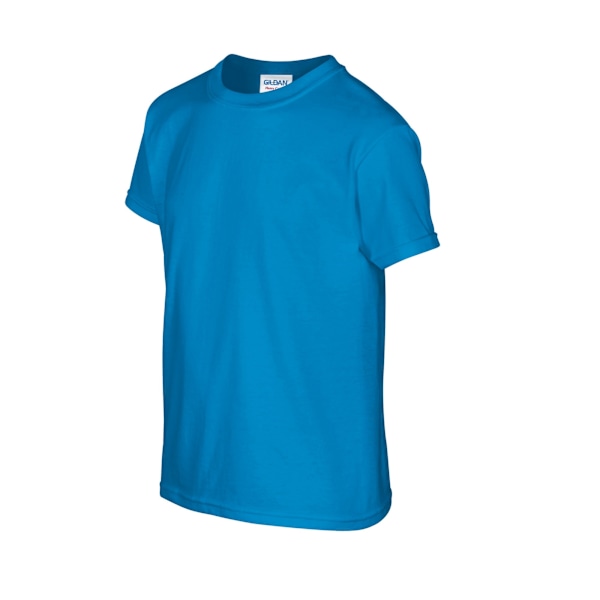 Gildan Barn/Barn Plain Bomull Tung T-Shirt 12-13 År Safirblå Sapphire Blue 12-13 Years