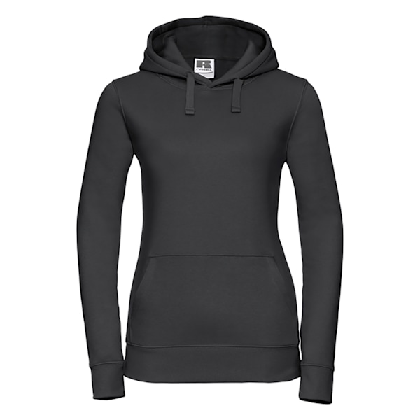 Russell Womens Premium Authentic Hoodie (3-lagerstyg) L Svart Black L