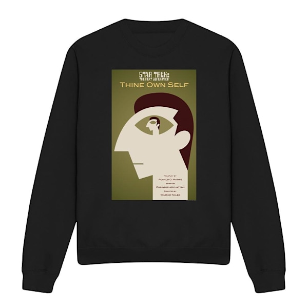 Star Trek Unisex Vuxen The Next Generation Säsong 7 Avsnitt 16 Black M