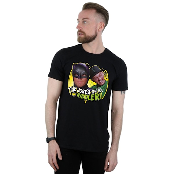 DC Comics Herr Batman TV-serie The Riddler Joke T-shirt M Svart Black M