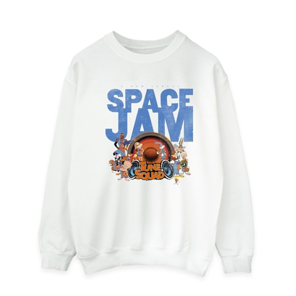 Space Jam: A New Legacy Mens Tune Squad Sweatshirt 5XL Vit White 5XL