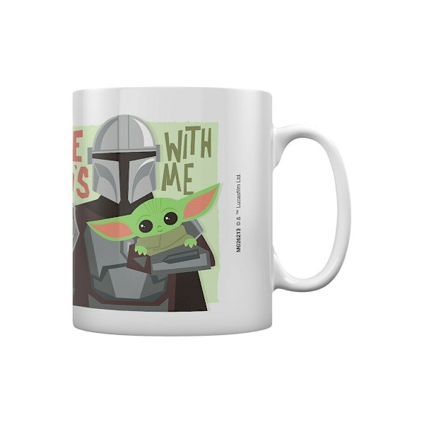 Star Wars: The Mandalorian The Kids With Me Mug One Size Multic Multicoloured One Size
