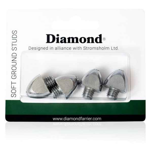 Stromsholm Diamond Horse Studs (4-pack) One Size Silver Silver One Size