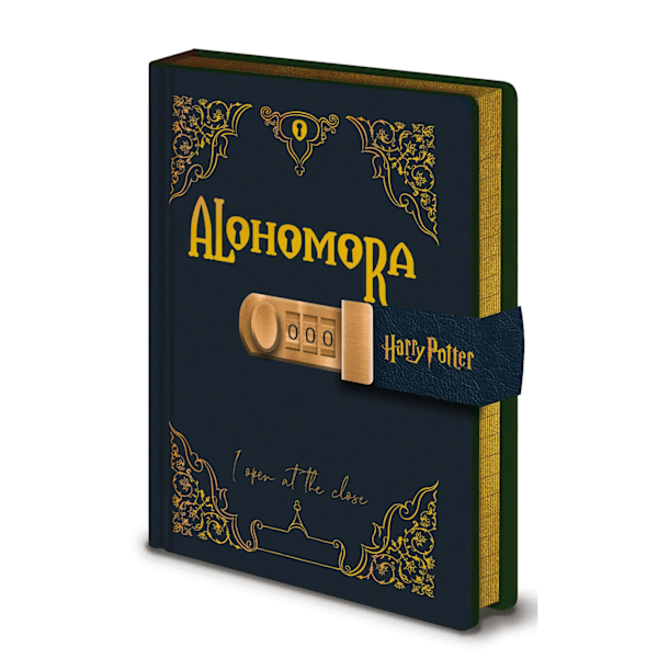 Harry Potter Alohomora Låsbart A5 Dagbok One Size Svart Black One Size