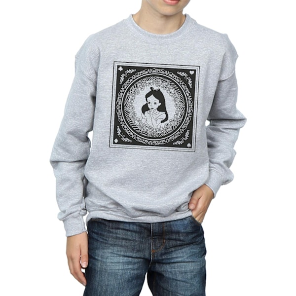 Disney Boys Alice In Wonderland Box Sweatshirt 9-11 År Sport Sports Grey 9-11 Years