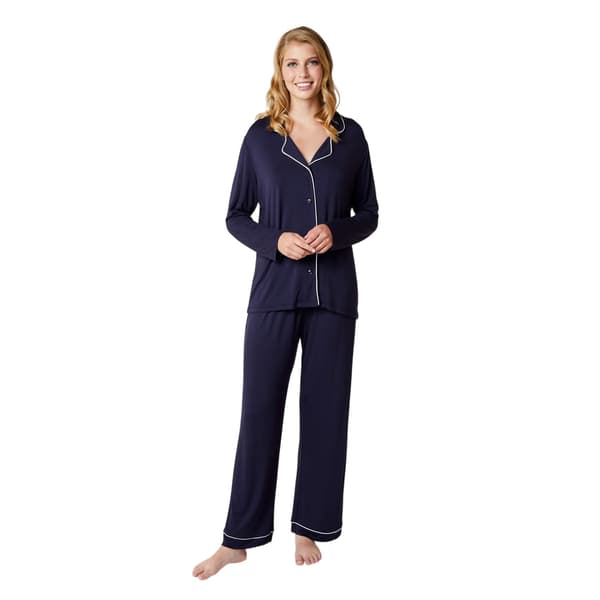 CCDK Copenhagen Dam/Dam Joy Piped Relaxed Fit Långärmad Parisian Night 16 UK