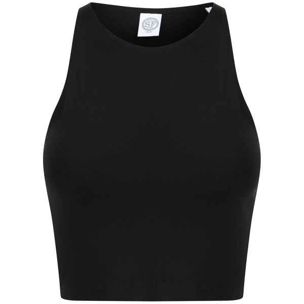 SF Dam/Dam Crop Top L Svart Black L