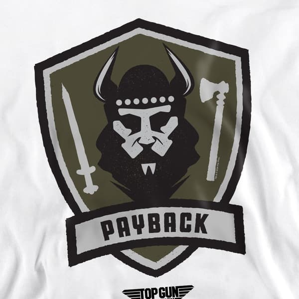 Top Gun Unisex Vuxen Payback Logotyp Sweatshirt L Vit White L