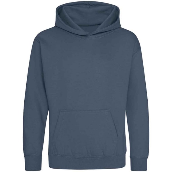 Awdis Barn/Kids Heather Hoodie 3-4 År Airforce Blå Airforce Blue 3-4 Years