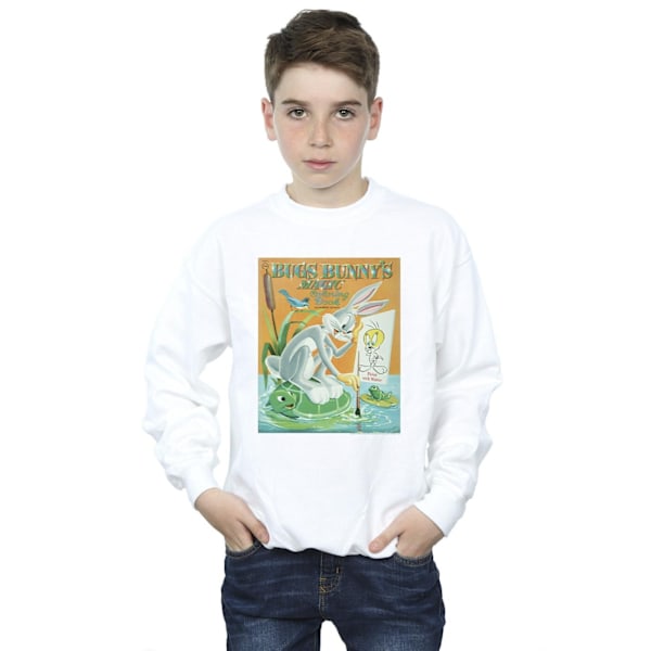 Looney Tunes Pojkar Bugs Bunny Målarbok Sweatshirt 3-4 År White 3-4 Years