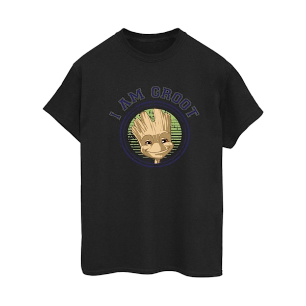 Guardians Of The Galaxy Dam/Damer Groot Varsity Bomull Pojkvän T-shirt Black S