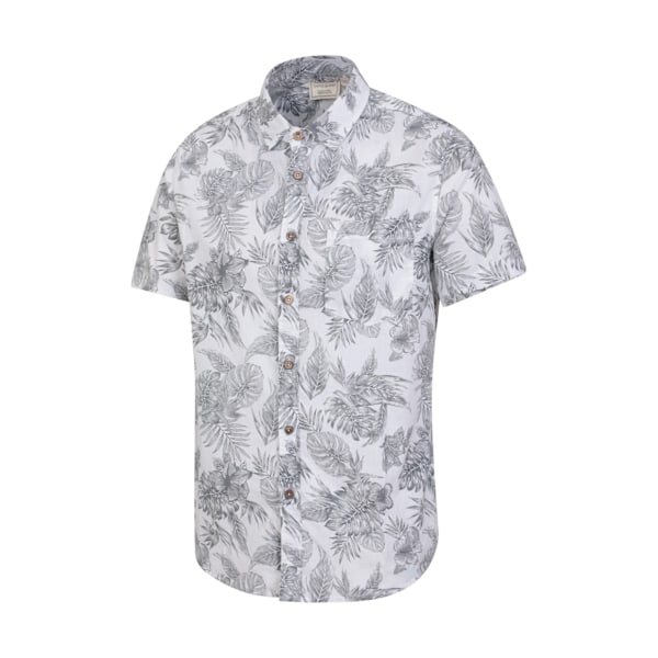 Mountain Warehouse Herr Tropical Kortärmad T-shirt L Vit White L