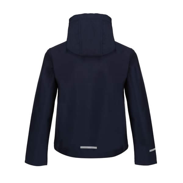 Regatta Barn/Kids Ablaze 3-lagers huvförsedd softshelljacka Navy/Royal Blue 14 Years