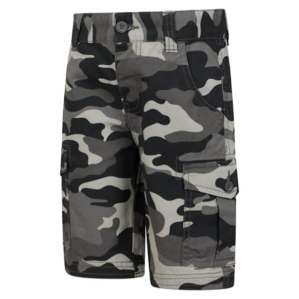 Mountain Warehouse Barnkläder/Barn Camo Cargo Shorts 7-8 År B Black 7-8 Years