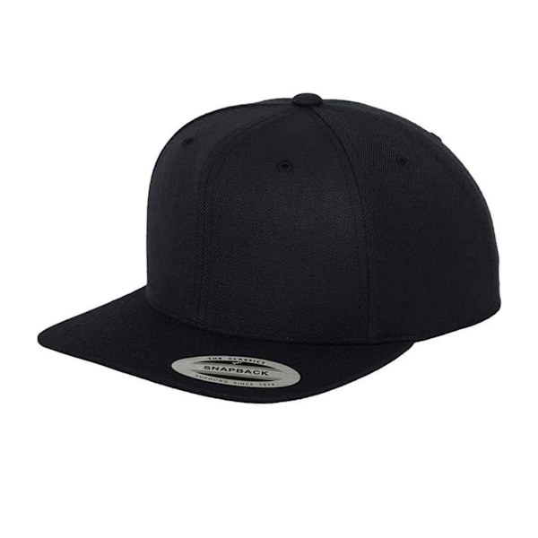Flexfit Classic Snapback Cap för män, One Size, Mörkblå Dark Navy One Size