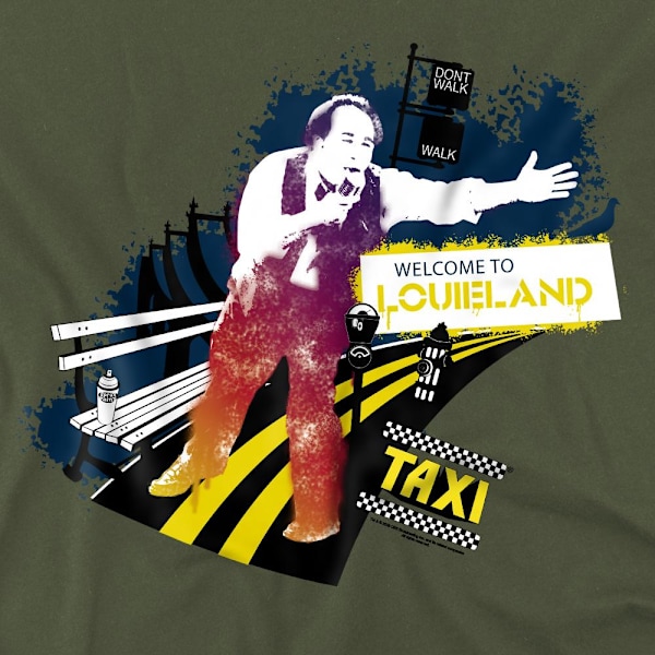 TAXI Louieland T-shirt för män XXL Militärgrön Military Green XXL