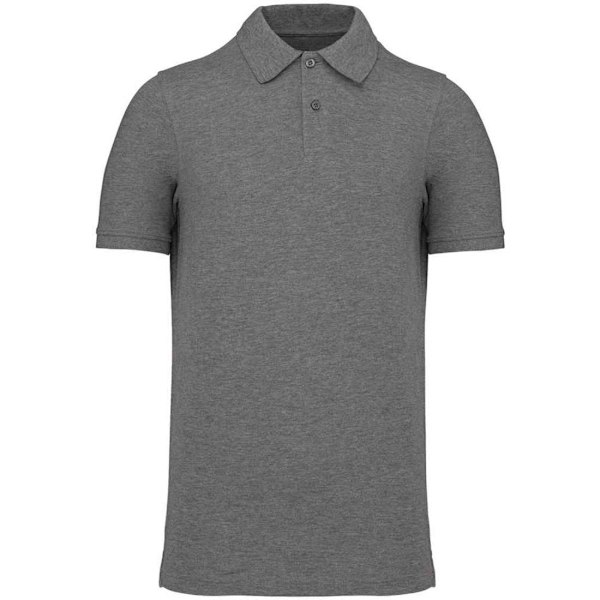 Kariban Herr Piké Ekologisk Pikétröja 3XL Gråmelerad Grey Heather 3XL