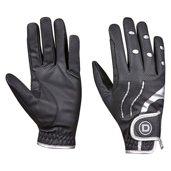 Dublin Pro Everyday Riding Gloves XS Svart/Silver Black/Silver XS