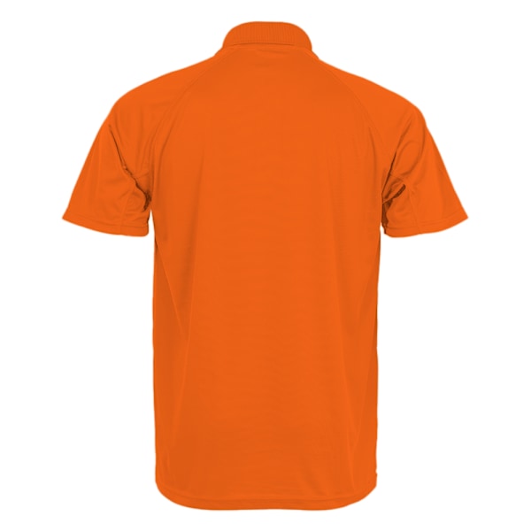 Spiro Impact Herr Performance Aircool Polo T-Shirt XS Floro Ora Floro Orange XS