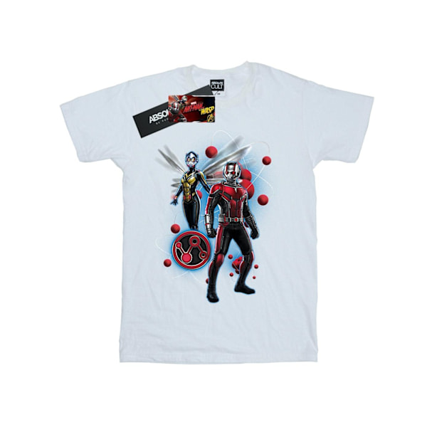 Ant-Man And The Wasp Pojkar Partikel Pose Bomulls T-Shirt 5-6 År White 5-6 Years