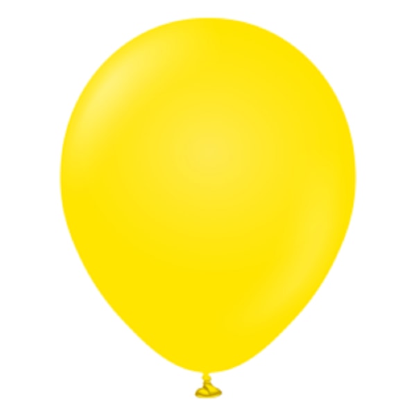 Kalisan Latexballonger (Förpackning med 100) En Storlek Gul Yellow One Size