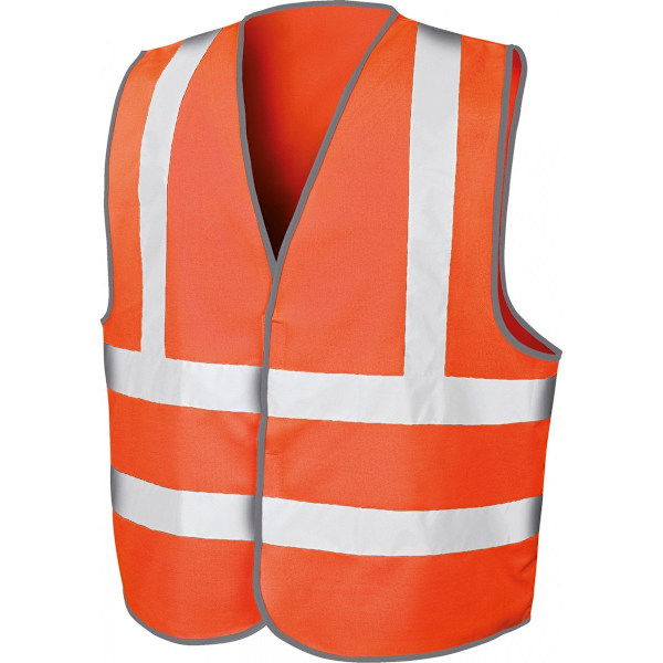 SAFE-GUARD by Result Herr Motorist Hi-Vis Väst S-M Orange Orange S-M