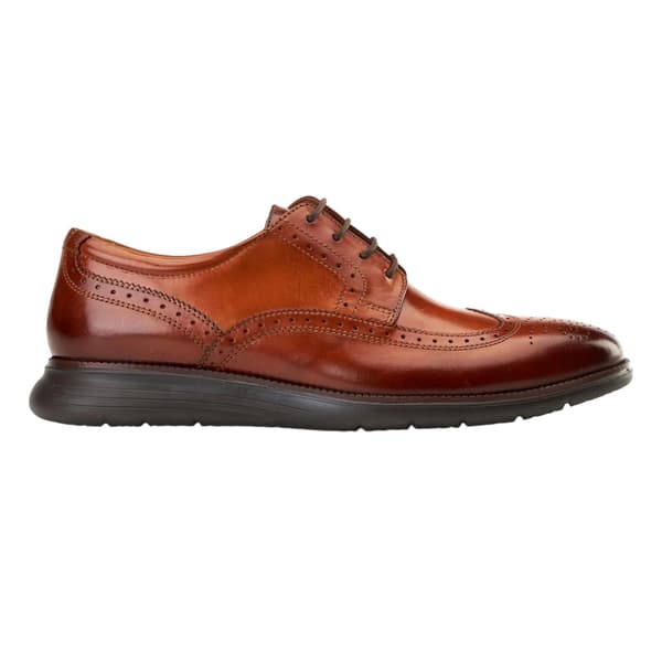Base London Herr Flight Läder Brogues 5 UK Tan Tan 5 UK