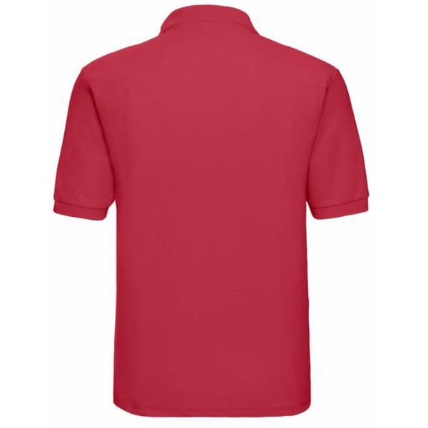 Russell Herr Classic Kortärmad Polycotton Pikétröja L Klass Classic Red L