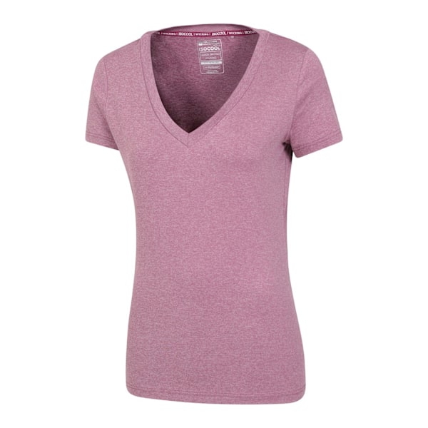 Mountain Warehouse Dam/Dam Vitality V-ringad T-shirt 8 UK P Pink 8 UK