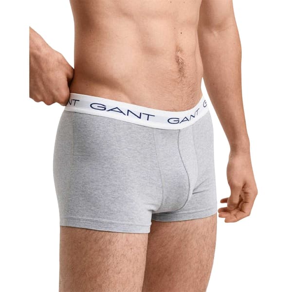 Gant Herr Slim Boxer Shorts i Bomullsblandning (3-pack) M Grå Grey M