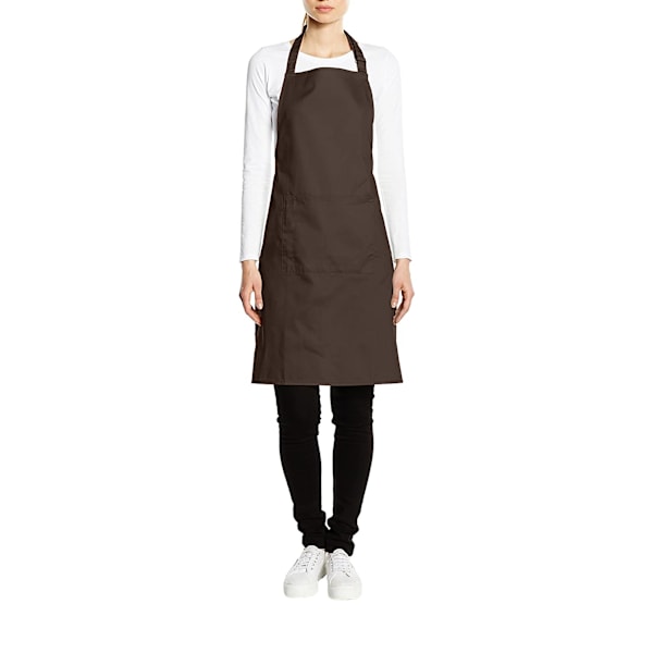 Premier Dam/Kvinnors Färger Bip Förkläde Med Ficka / Arbetskläder Brown One Size