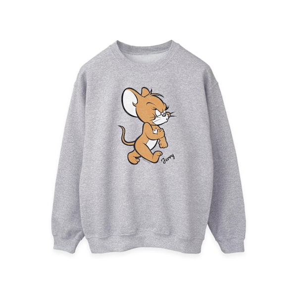 Tom och Jerry Dam/Dam Angry Mouse Sweatshirt S Heather Grå Heather Grey S