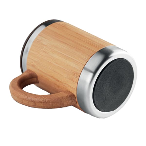 MidOcean Mokka Bambu Dubbelväggig 300ml Mugg One Size Trä Wood One Size