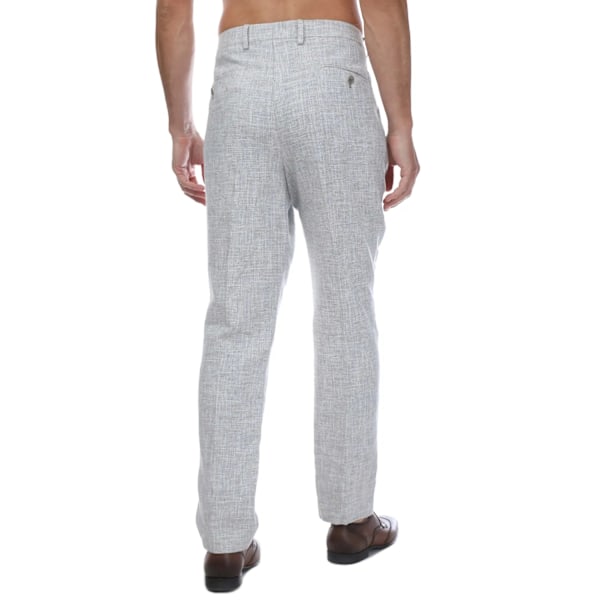 Guide London Herr Triple Färgad Garn Texturerad Vävd Slim Suit T Blue 40R