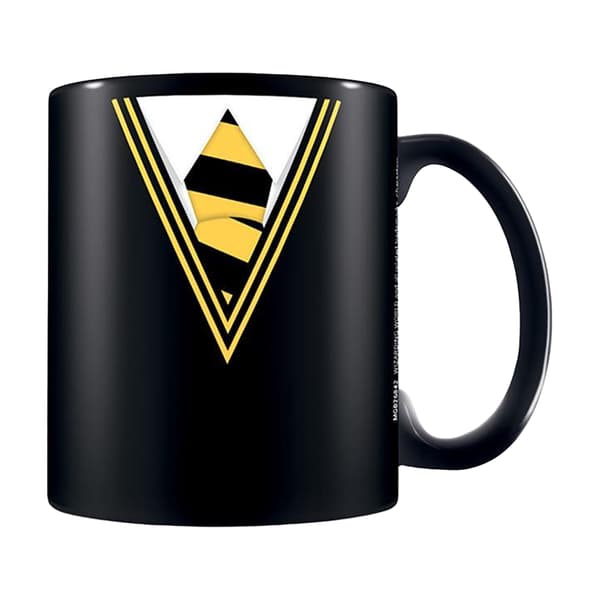 Harry Potter Hufflepuff Uniform Mugg En Storlek Svart Black One Size