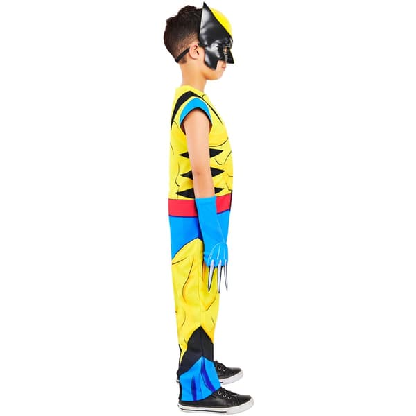 Deadpool & Wolverine Barn/Barn Klassisk Kostym 9-10 År Yellow/Blue/Black 9-10 Years