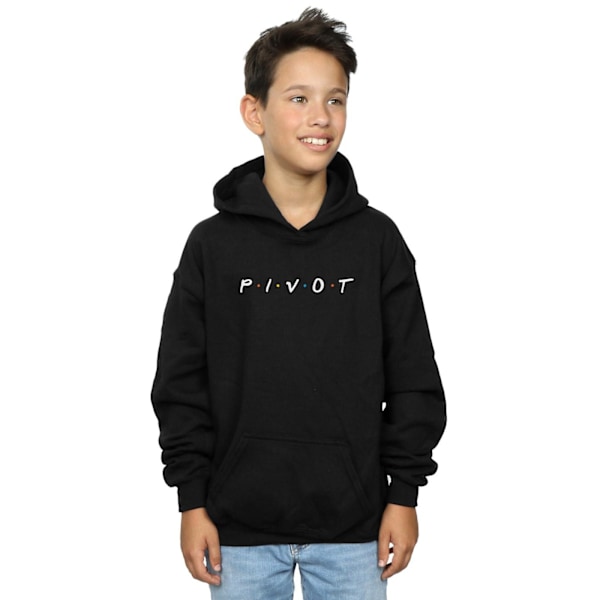 Friends Boys Pivot Logo Hoodie 5-6 år Svart Black 5-6 Years